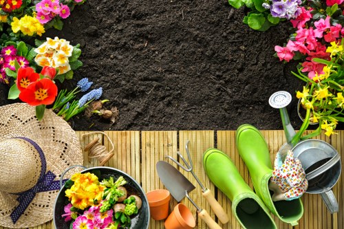 Local landscaping team preparing a garden project in Thornton Heath
